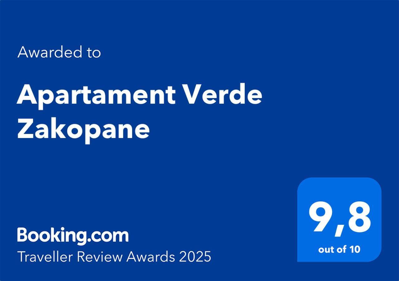 Apartament Verde Zakopane Dış mekan fotoğraf